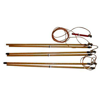 Заземление переносное ЗПЛ-220-3 (сеч. пр. - 25 кв. мм) 3-фазное для ВЛ 220кВ